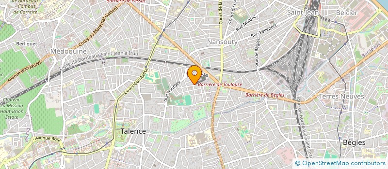 localisation de l'entreprise DEME - 3G  TALENCE