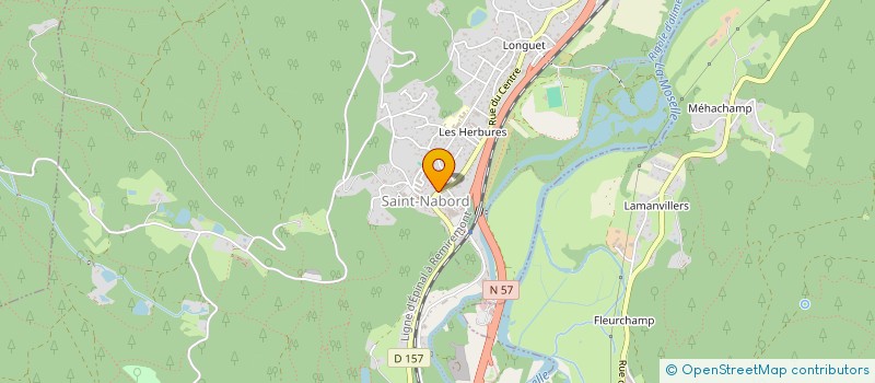 localisation de l'entreprise DEME  SAINT-NABORD