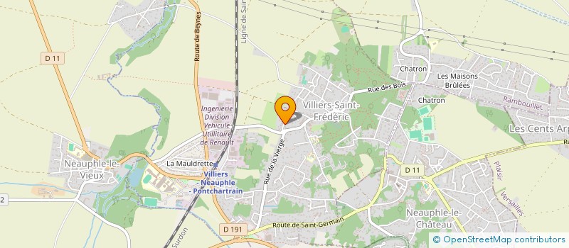 localisation de l'entreprise DEMEBREIZH  VILLIERS-SAINT-FREDERIC