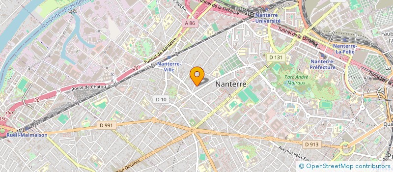 localisation de l'entreprise DEMECENTRE à NANTERRE