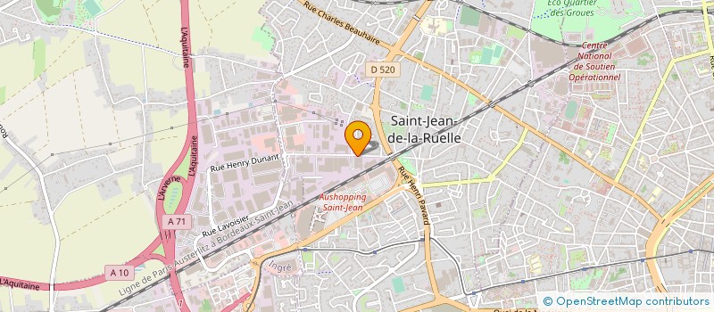 localisation de l'entreprise DEMECO ENTREPRISES à SAINT-JEAN-DE-LA-RUELLE