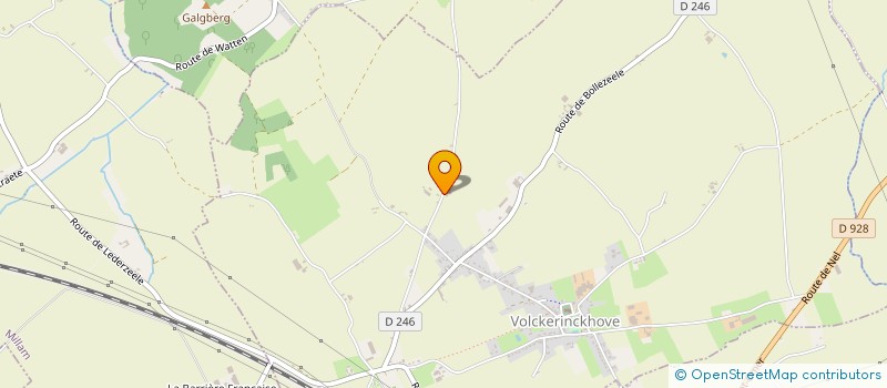 localisation de l'entreprise DEMEESTER à VOLCKERINCKHOVE
