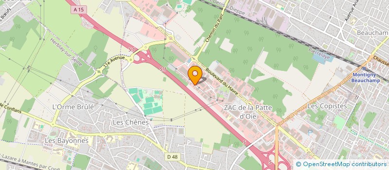 localisation de l'entreprise DEMEJ ELECTRO à HERBLAY-SUR-SEINE