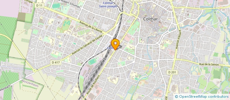 localisation de l'entreprise DEMEJET  COLMAR