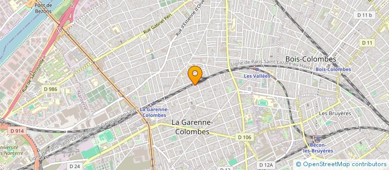 localisation de l'entreprise DEMEL SA à LA GARENNE COLOMBES