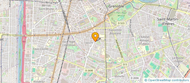 localisation de l'entreprise DEMENAGEMENT CASTE à GRENOBLE