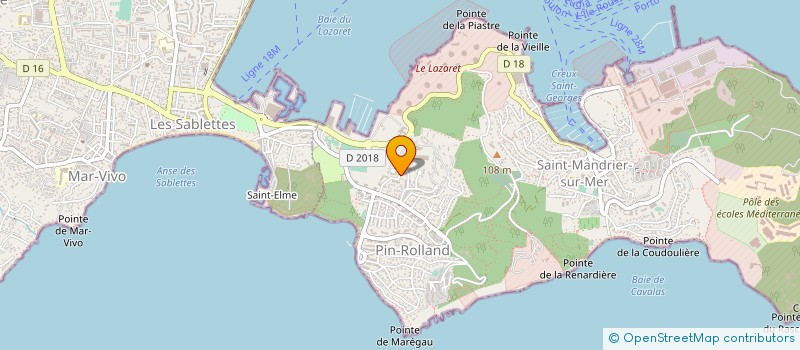 localisation de l'entreprise DEMENAGEMENT COSTE SARL à SAINT MANDRIER SUR MER