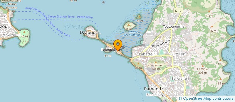 localisation de l'entreprise DEMENAGEMENT DE L'ARCHIPEL à DZAOUDZI