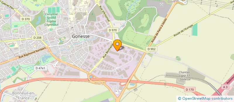 localisation de l'entreprise DEMENAGEMENT ET COMPAGNONNAGE à GONESSE