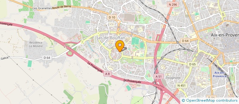 localisation de l'entreprise DEMENAGEMENT ET TRANSPORT LH à AIX-EN-PROVENCE