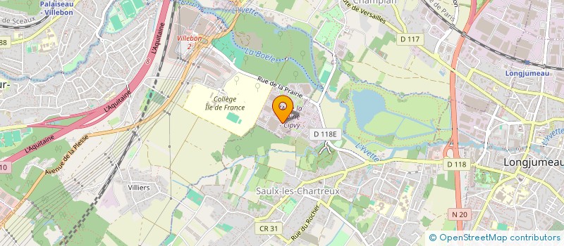 localisation de l'entreprise DEMENAGEMENT GRC à VILLEBON-SUR-YVETTE