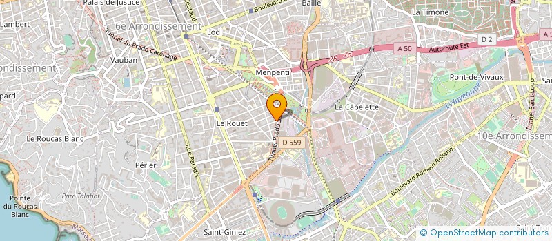 localisation de l'entreprise DEMENAGEMENT LA PROVENCALE à MARSEILLE