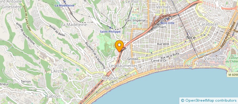 localisation de l'entreprise DEMENAGEMENT LES COLLINETTES à NICE