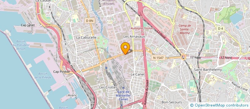 localisation de l'entreprise DEMENAGEMENT MIRA à MARSEILLE