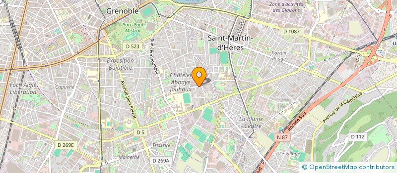 localisation de l'entreprise DEMENAGEMENT QUALITE PROFESSIONNELLE GARANTIE à GRENOBLE