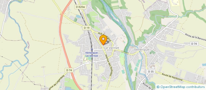 localisation de l'entreprise DEMENAGEMENT RIZZO à VERNET