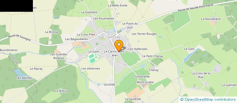 localisation de l'entreprise DEMENAGEMENT SERVICES INDUSTRIES  SONZAY