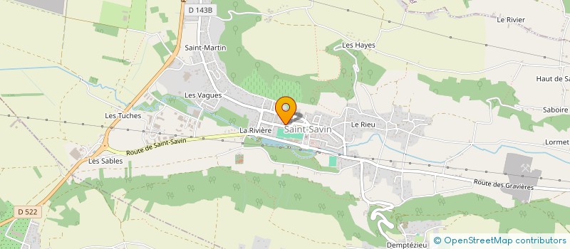 localisation de l'entreprise DEMENAGEMENTS ALMY à SAINT-SAVIN