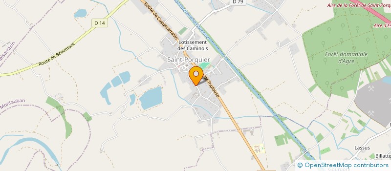 localisation de l'entreprise DEMENAGEMENTS BACHALA  SAINT-PORQUIER