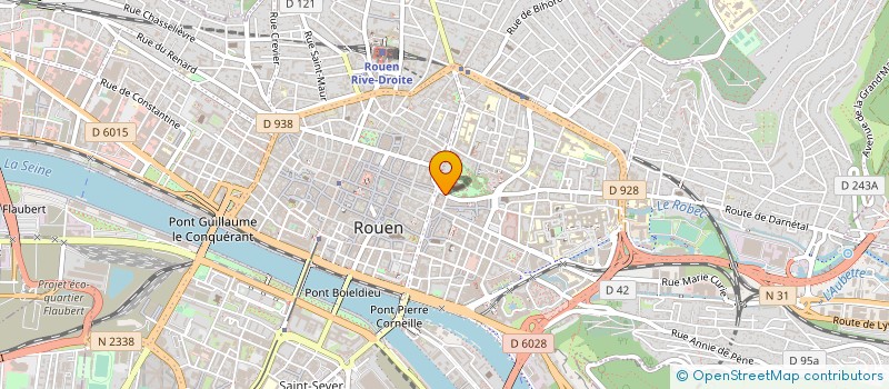 localisation de l'entreprise DEMENAGEMENTS BLOT à ROUEN