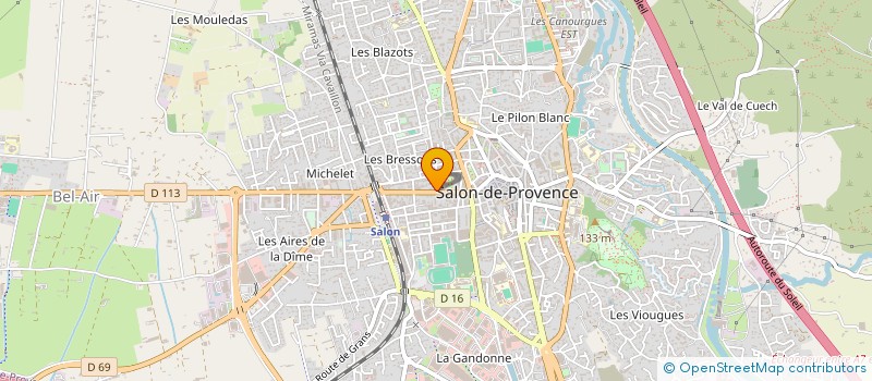 localisation de l'entreprise DEMENAGEMENTS BORDON-BIRON à SALON-DE-PROVENCE