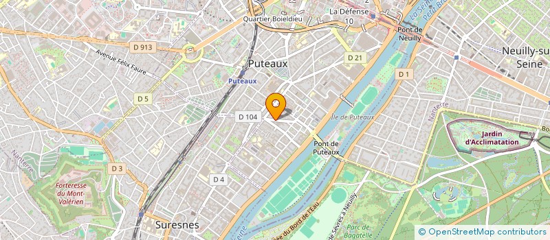 localisation de l'entreprise DEMENAGEMENTS CHANFREAU SA à PUTEAUX