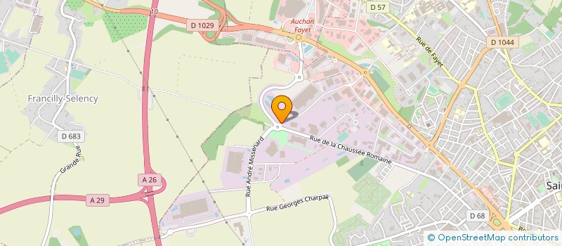 localisation de l'entreprise DEMENAGEMENTS CHRISTIAN PIERRONT à SAINT-QUENTIN