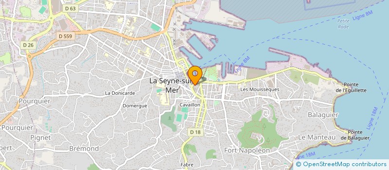 localisation de l'entreprise DEMENAGEMENTS DEMARINE  LA SEYNE-SUR-MER