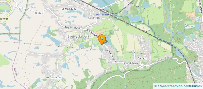 localisation de l'entreprise DEMENAGEMENTS DU LION à EVETTE-SALBERT