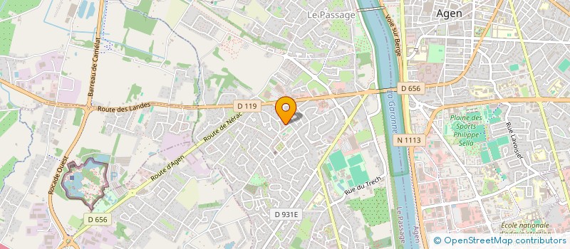 localisation de l'entreprise DEMENAGEMENTS DUBOUIL à LE PASSAGE