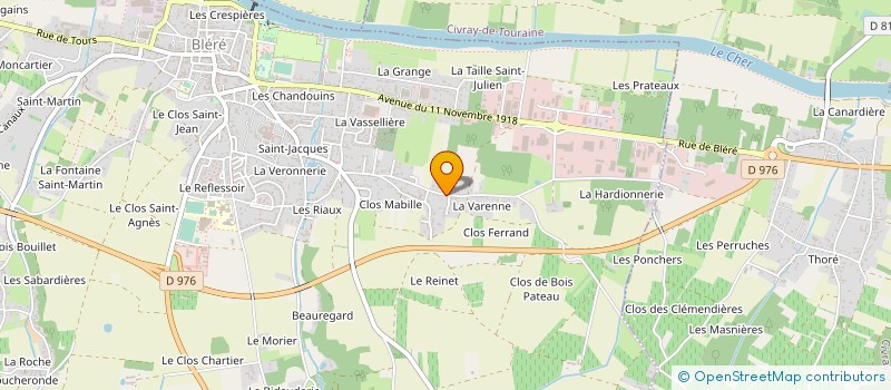 localisation de l'entreprise DEMENAGEMENTS DUPRA  BLERE