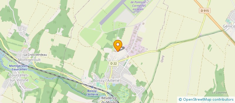 localisation de l'entreprise DEMENAGEMENTS FOUGERAY FLAMANT  BOISSY-L'AILLERIE