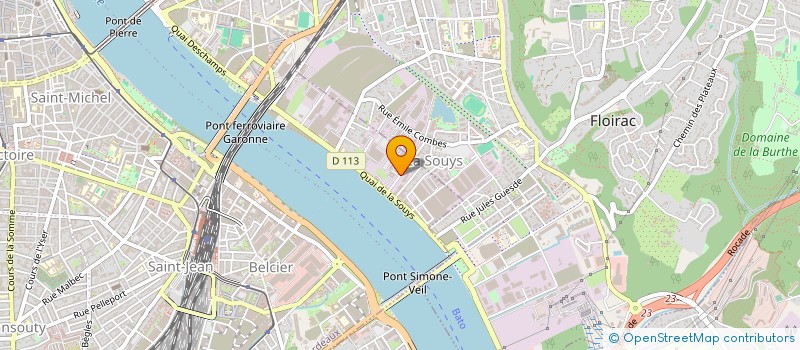 localisation de l'entreprise DEMENAGEMENTS, GARDE-MEUBLES BUCHACA à BORDEAUX