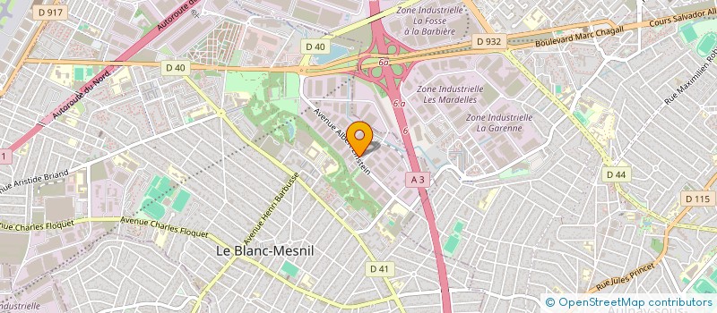 localisation de l'entreprise DEMENAGEMENTS GRIMALDI à LE BLANC-MESNIL