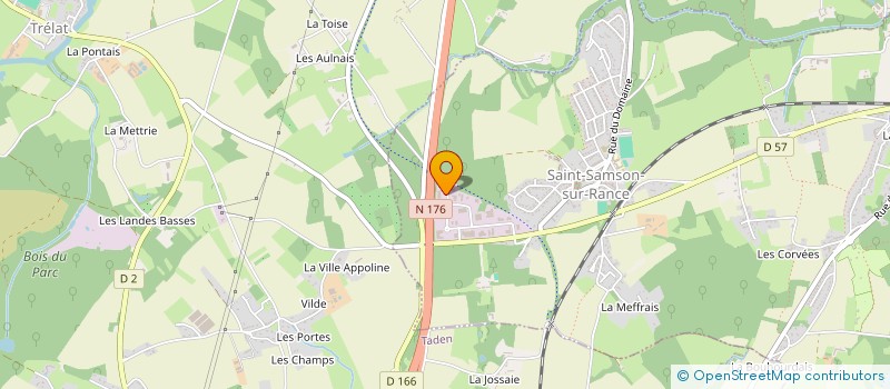 localisation de l'entreprise DEMENAGEMENTS GUIOMARD à SAINT-SAMSON-SUR-RANCE