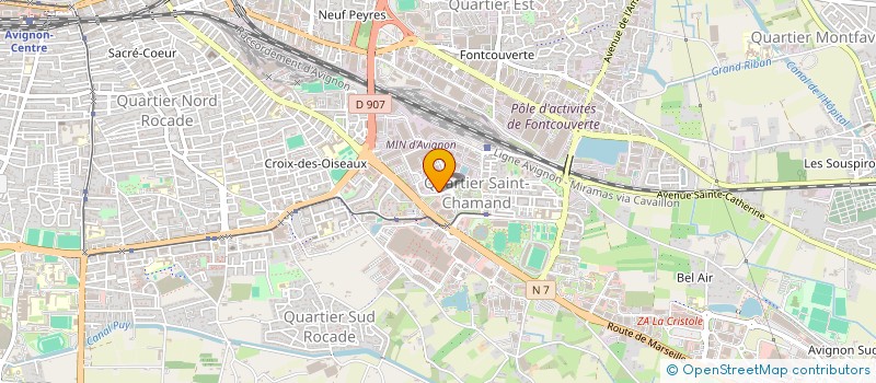 localisation de l'entreprise DEMENAGEMENTS HENRI BRESSON  AVIGNON