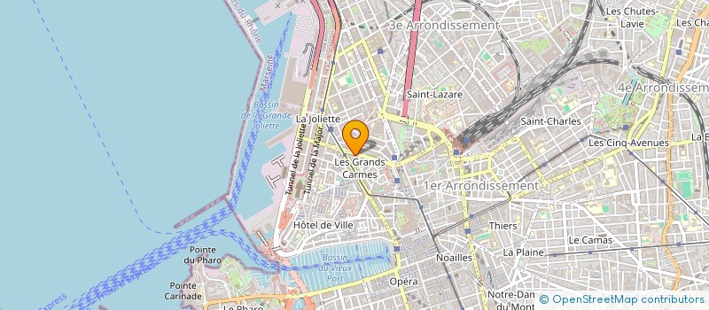 localisation de l'entreprise DEMENAGEMENTS INTER-CONTINENTAUX à MARSEILLE