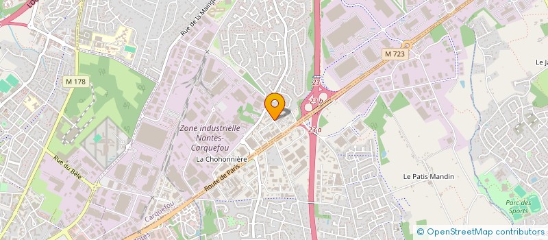 localisation de l'entreprise DEMENAGEMENTS INTERNATIONAUX NANTAIS à CARQUEFOU