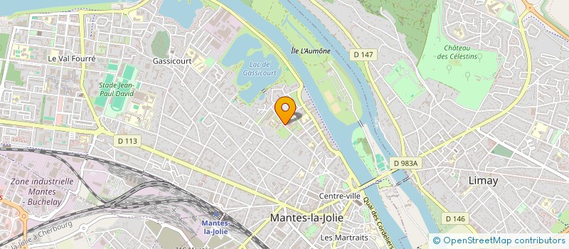 localisation de l'entreprise DEMENAGEMENTS LE COUSTUMER  MANTES-LA-JOLIE