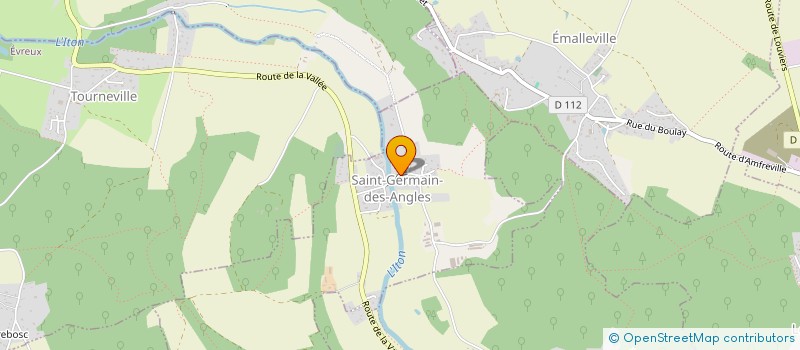 localisation de l'entreprise DEMENAGEMENTS LECUYER  SAINT-GERMAIN-DES-ANGLES