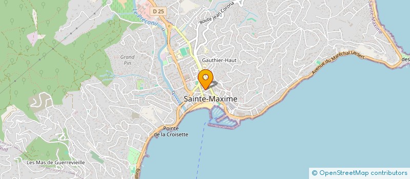 localisation de l'entreprise DEMENAGEMENTS LFM à SAINTE MAXIME