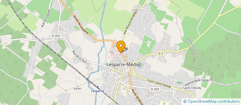 localisation de l'entreprise DEMENAGEMENTS MEDOCAINS à LESPARRE-MEDOC
