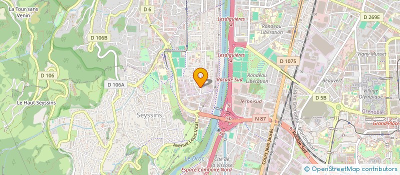 localisation de l'entreprise DEMENAGEMENTS MEKKI à SEYSSINS