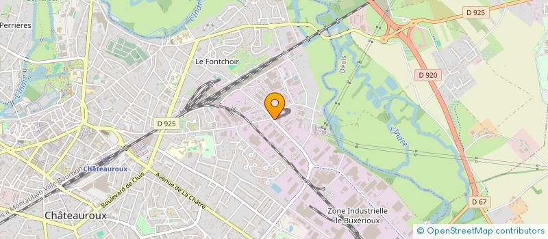 localisation de l'entreprise DEMENAGEMENTS MESNAGER à CHATEAUROUX