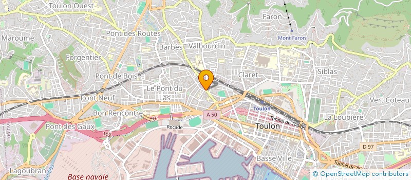 localisation de l'entreprise DEMENAGEMENTS MILLOT à TOULON