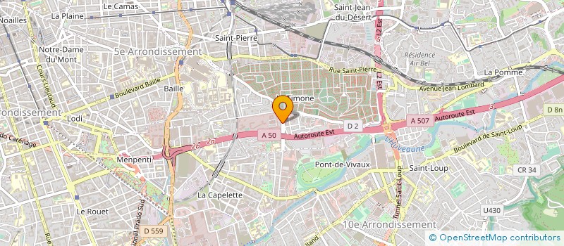 localisation de l'entreprise DEMENAGEMENTS MOV' INGOGLIA à MARSEILLE