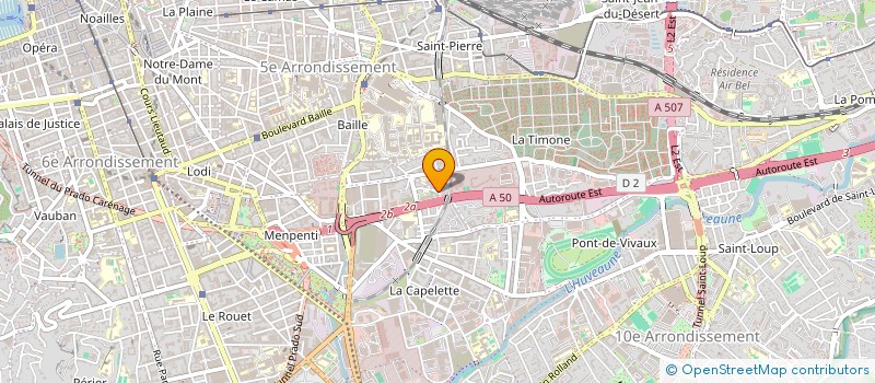 localisation de l'entreprise DEMENAGEMENTS PIERI à MARSEILLE