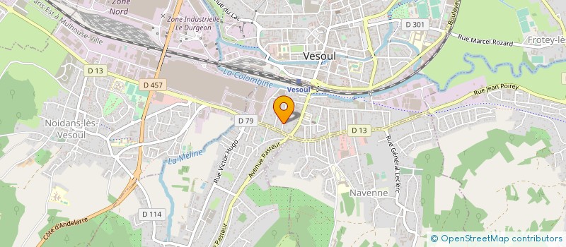 localisation de l'entreprise DEMENAGEMENTS POIRSON à VESOUL