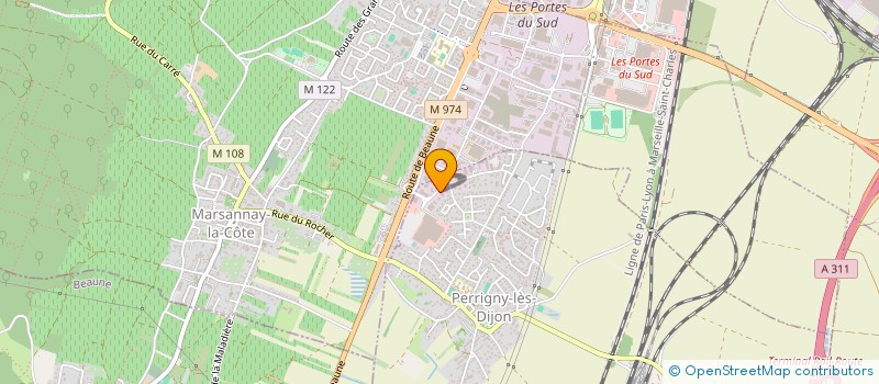 localisation de l'entreprise DEMENAGEMENTS TELLA  PERRIGNY-LES-DIJON