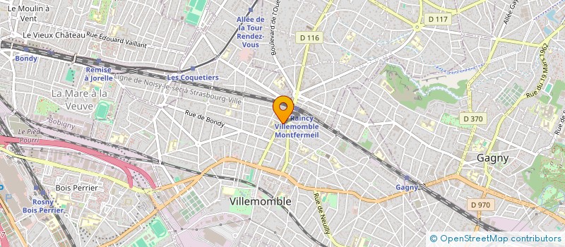 localisation de l'entreprise DEMENAGEMENTS TRANSPORTS ET SERVICES  VILLEMOMBLE